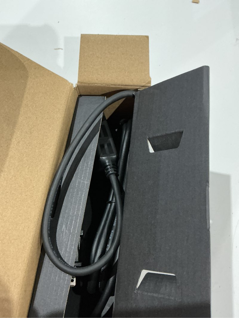 Condition photo showing As Is for philips hue outdoor 100w power supply black - connect multiple hue outdoor low voltage lights up to total of 100w - 1 pack - requires hue bridge - weatherproof power 100w