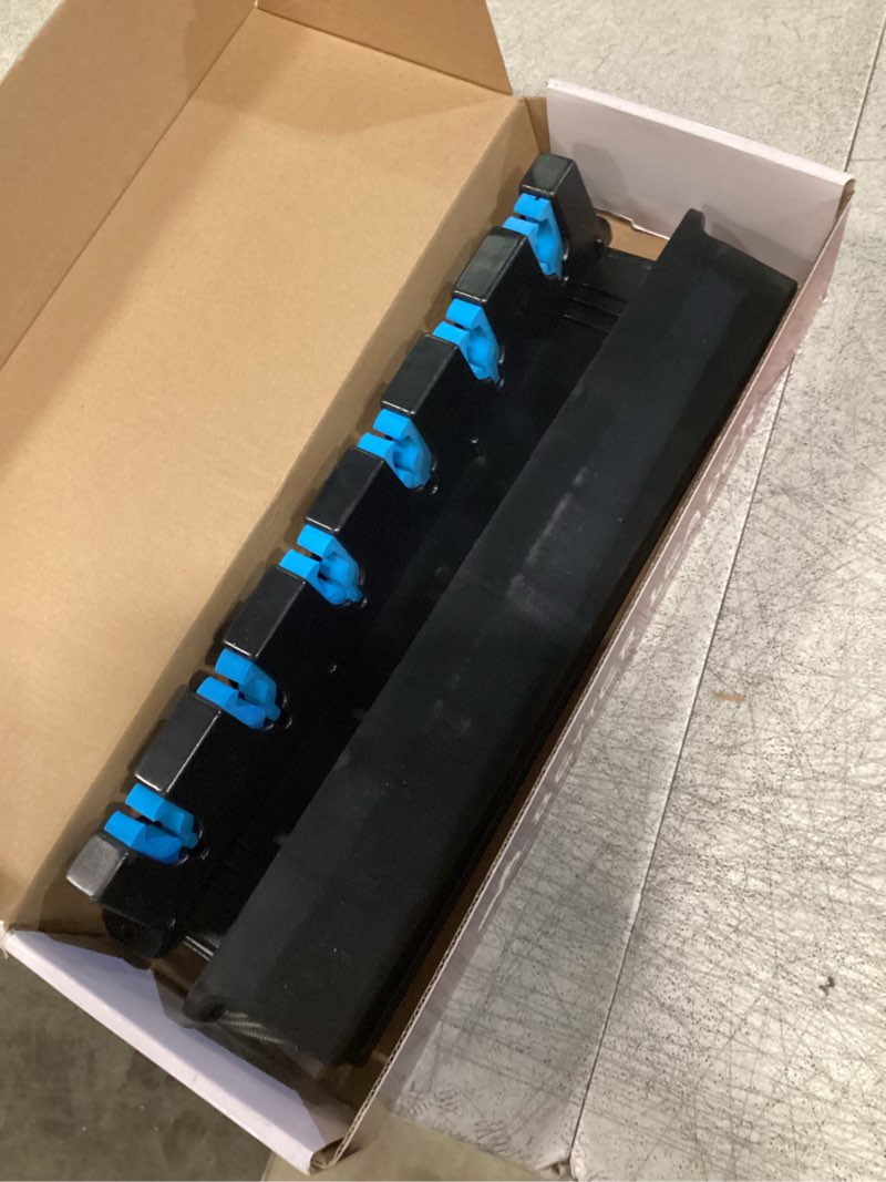 Condition photo showing Good Condition for vertical fishing rod holder for garage, fishing pole holders- holds up to 6 rods or combos, wall mount fishing pole rack, fits most rods of diameter 3-19mm, fishing gifts for men blue 1-pack (store 6 fishing rods or combos)