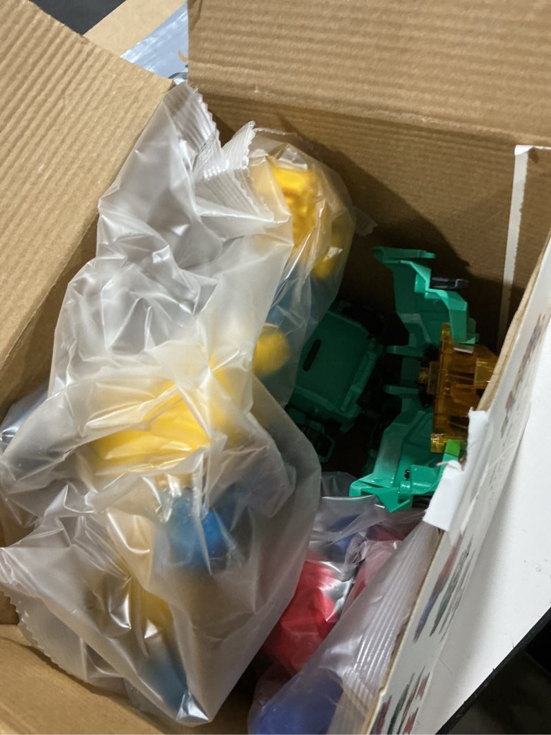Condition photo showing Good Condition for iplay, ilearn kids dinosaur transforme robot toy, magnetic construction trucks transform into dinosaurs, toddler stem educational learning toy, cool birthday gifts for 3 4 5 6 7 8 year old boy girl