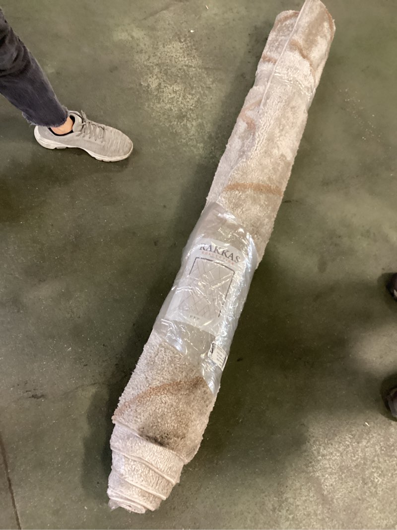 Condition photo showing As Is for KRISTAL COLLECTION 100% Poliropilen, 13753 Grey/Bej (5x7) 