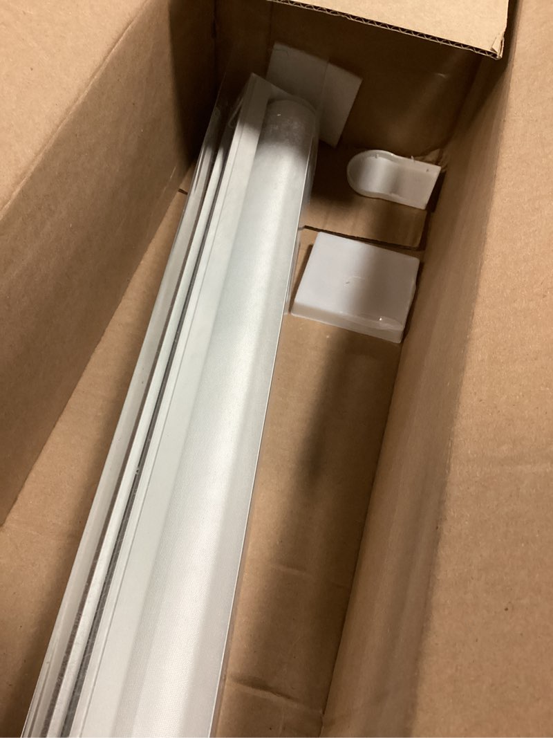 Condition photo showing As Is for SHADEMOON Cordless Blackout Window Roller Shades, Pull Down Spring System Indoor Blinds, Room Darkening Waterproof UV Blocking Thermal Insulated Fabric for Home Office (White,Width 26",Height 72") White 26"W x 72"H