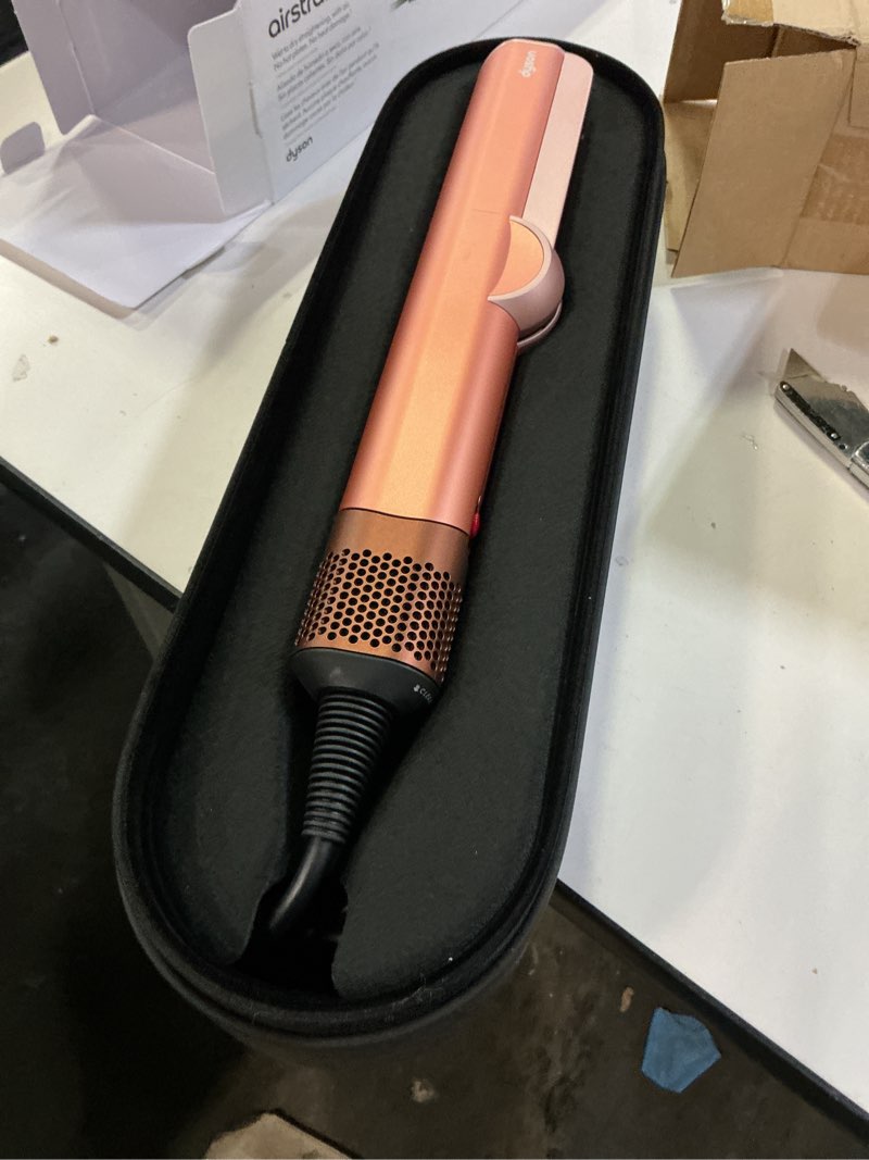 Condition photo showing Good Condition for Dyson Airstrait™ Straightener, Wet to Dry Hair Straightener, No Heat Damage, No hot Plates, All Hair Types Amber Silk