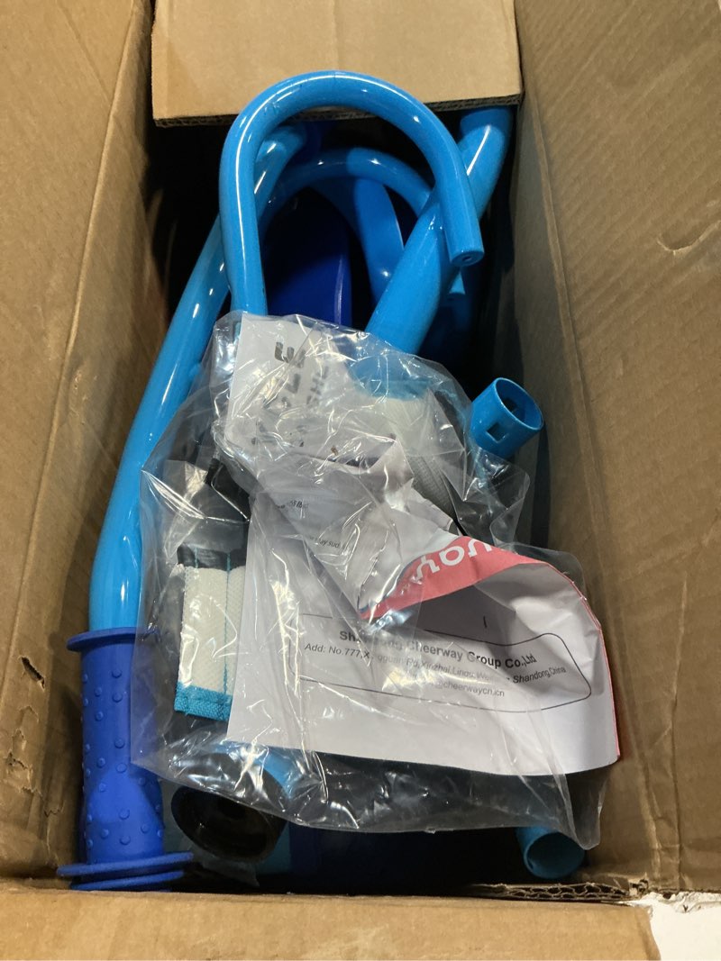 Condition photo showing Good Condition for cheerway tricycle for 3-5 year olds, toddler trike, outdoor and indoor riding toy, low-height seat design, eva wheels, kids trike with safety cloth sleeve, gift for boys and girls (blue)