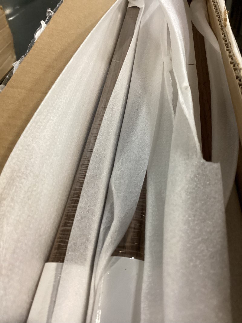 Condition photo showing Good Condition for KINLINK 16x16 Picture Frame, Brown Square Solid Wood Frames for Pictures 12x12 with Mat or 16x16 without Mat, Wall Display Photo Frames Brown Wood 4 Pack Brown Wood 16x16