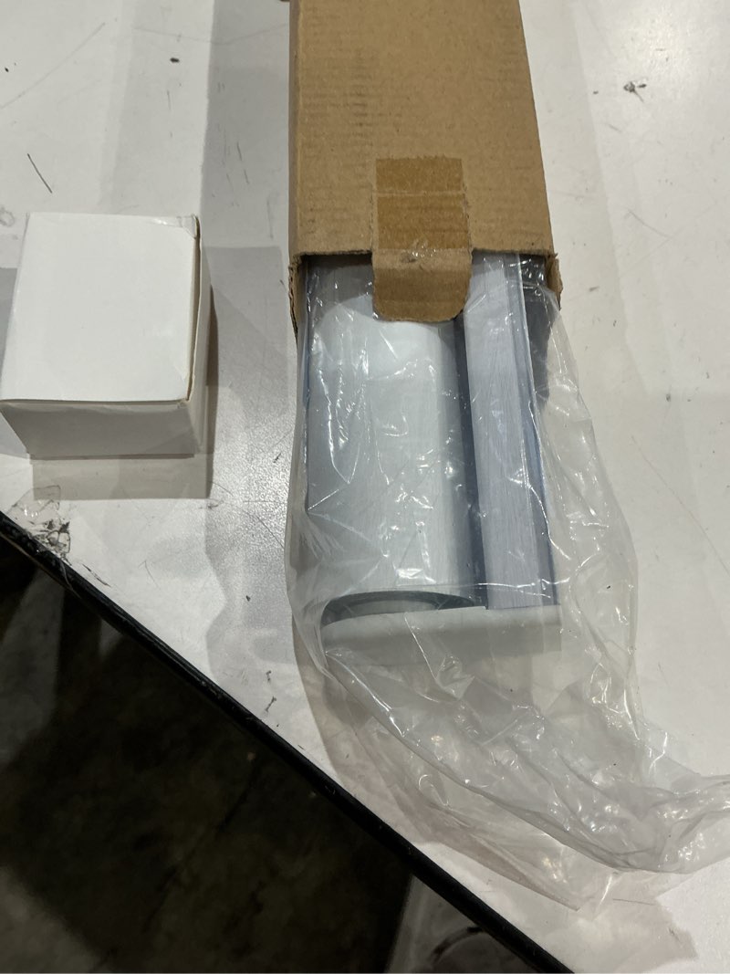 Condition photo showing New/Like New for chrisdowa cordless blackout roller shades for windows, thermal insulated uv protection pull down shades, total blackout window blinds for home, office, bedroom, door (30" w x 72" h, white) 30"w x 72"h white