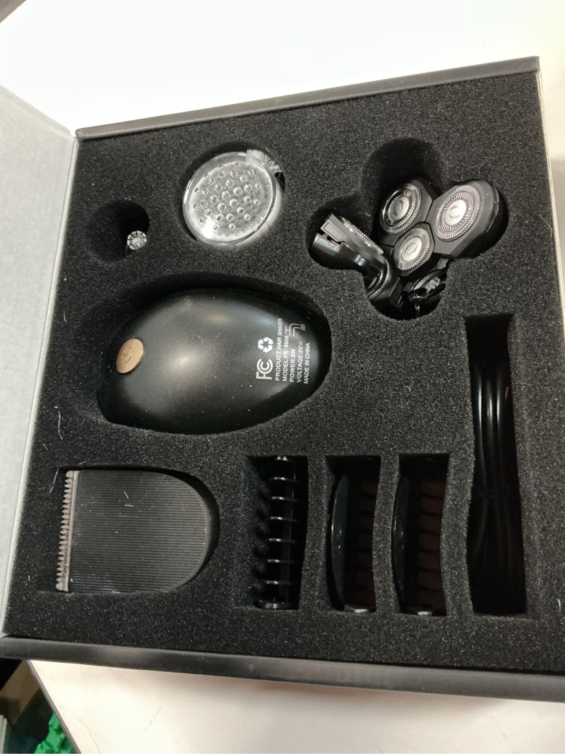 Condition photo showing As Is for Electric Razors for Women, 5-in-1 Rechargeable Body Shaver - Waterproof Wet Dry Hair Remover - Trimmer for Lady Face Underarms Legs