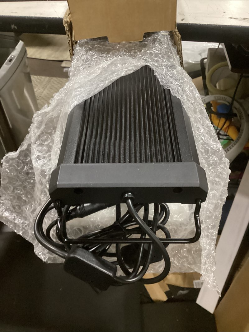 Condition photo showing As Is for nicrew 48w saltwater aquarium light, marine led reef light for corals, programmable timer controller, 48 to 60-inch 48 - 60 in