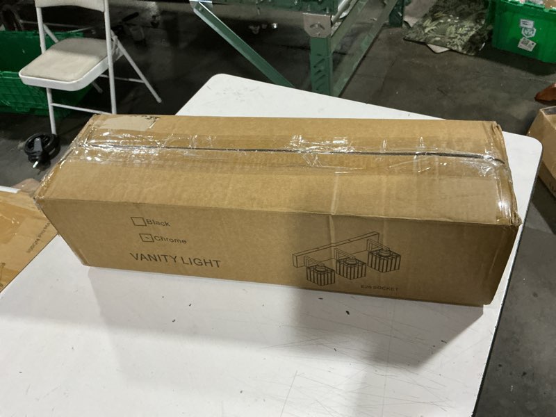 Condition photo showing Good Condition for chrome crystal bathroom vanity light