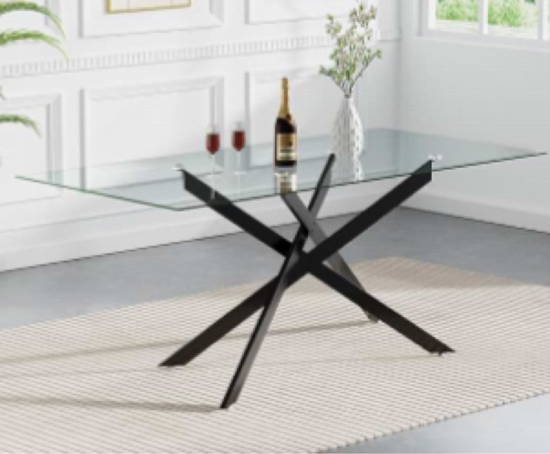 Eubanks Dining Table Top glass box 1 of 2