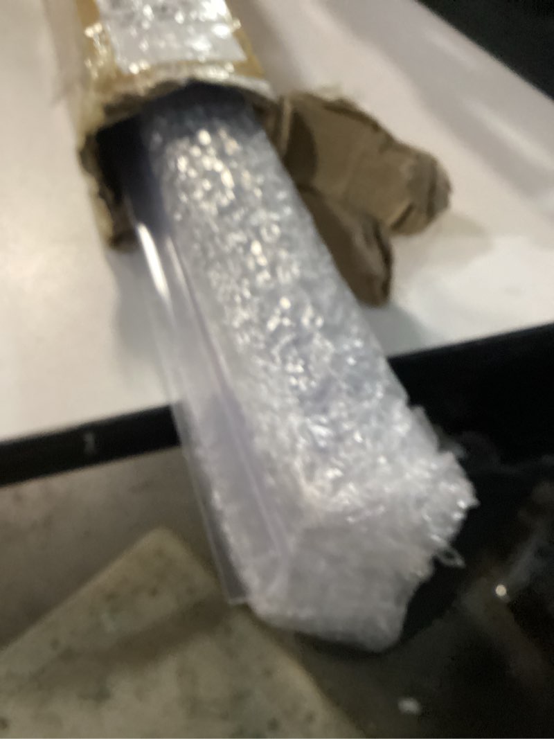 Condition photo showing Good Condition for 8 Pack 36" Length 1" Flexible Cabinet Door Protector Clear Plastic U Channel/C Channel for Kitchen Cabinets Shelf Drawer Edge Impact Protection, Wear Prevention, Decorative Trim