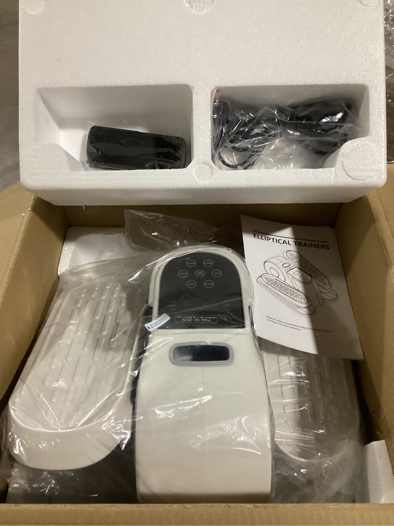 Condition photo showing Good Condition for VIVURN® 028 Under Desk Elliptical 12 Speed 5 Modes Motorized Leg Exerciser While Sitting for Seniors As Seen on TV Low Impact Electric Pedal Exerciser with Non-Slip Mat Quiet for Home and Office White