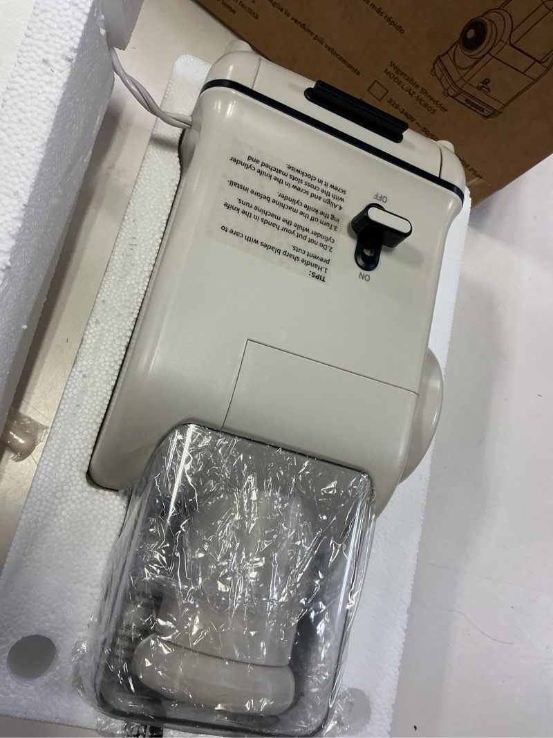 Condition photo showing Good Condition for Electric Cheese Grater, Aobosi Salad Shooter Grater Maker w/Large Chute for Whole Carrot,Vegetable,P