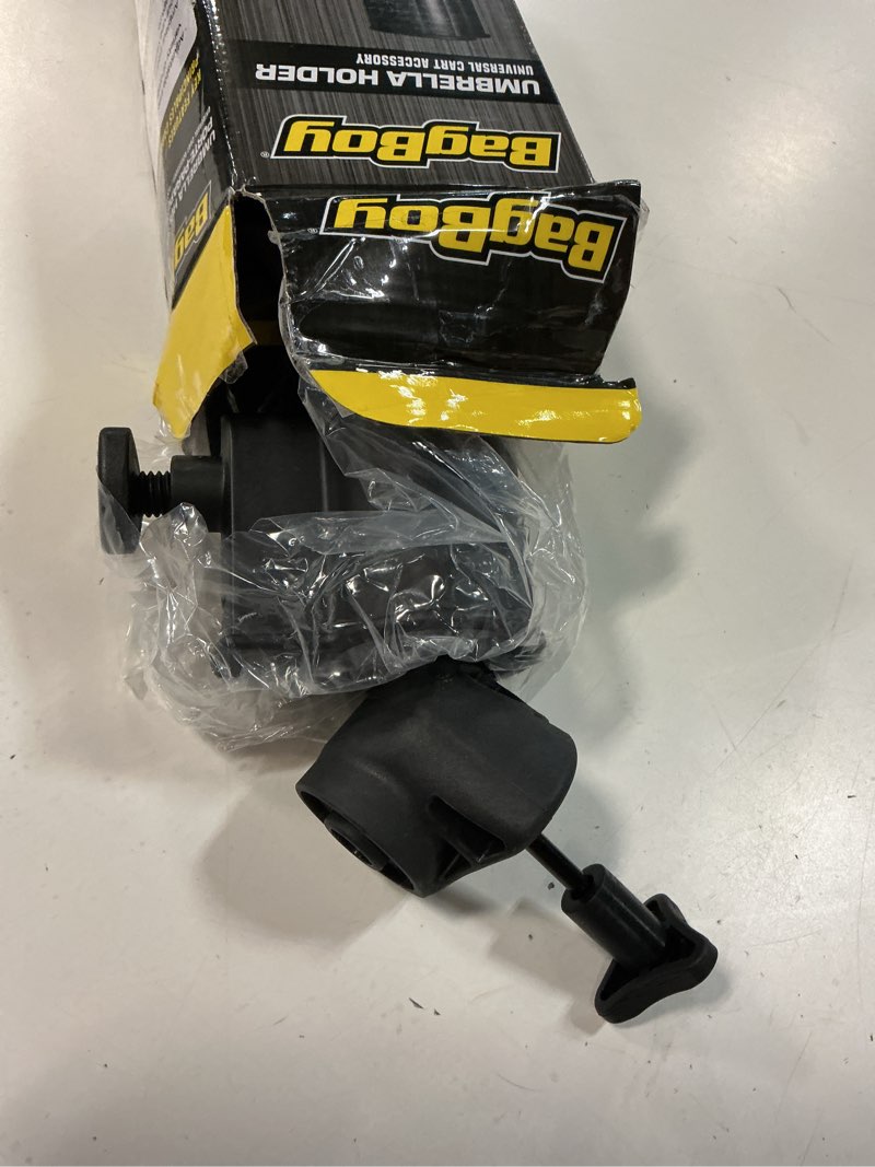 Condition photo showing As Is for bag boy golf umbrella holder one size black