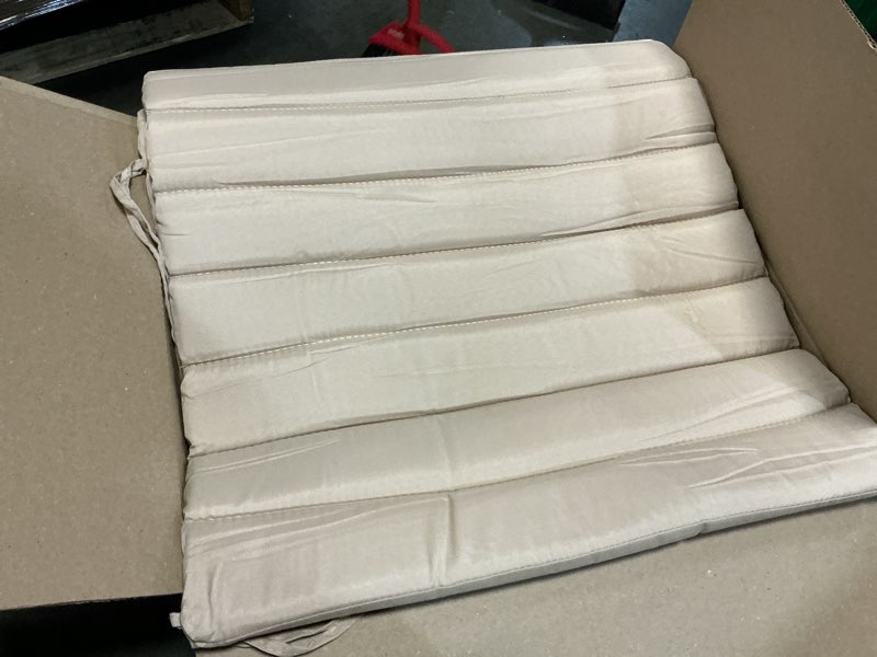 Condition photo showing Good Condition for  crestlive products - 1pc 72in outdoor foldable water resistant chaise lounge chair cushion with ties patio cushion - beige
