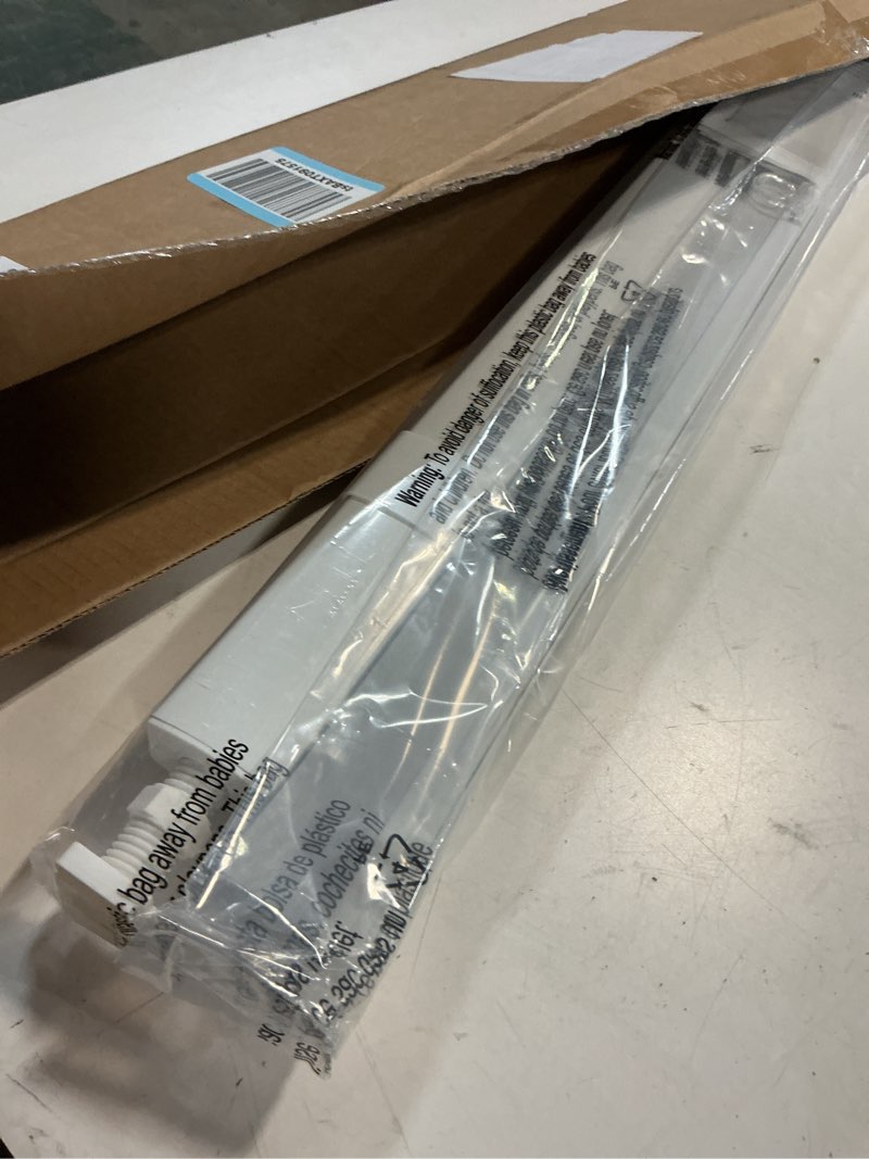 Condition photo showing Good Condition for LazBlinds No Tools No Drill Cordless Cellular Shades, Blackout Light Blocking Honeycomb Shades for Home, Thermal Insulation Blinds for Windows, 36" W x 48" H, White Blackout-white 36" W x 48" H