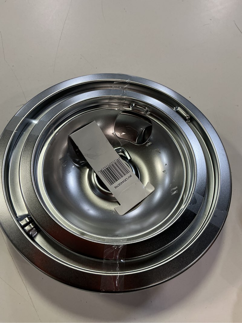 Condition photo showing Good Condition for smart choice universal electric range drip pan ( chrome )