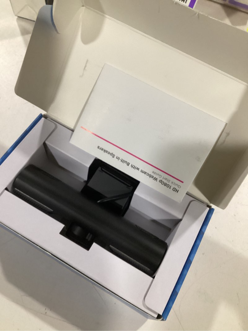 Condition photo showing Good Condition for webcam with microphone and speaker, 1080p web camera for desktop computer laptop, usb camera with physical privacy cover,plug and play, streaming webcam, wide angle pc cam (1080p mic speaker) jl02-1080