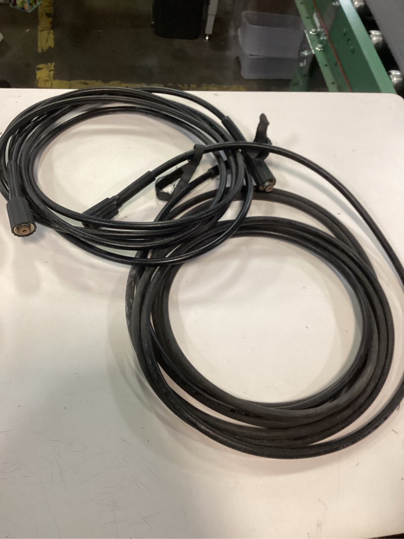 1/4-Inch X 25' Pressure Washer Hose, 3300 PSI Kink Resistant, with M22 Fitting, Power Washer Hose Replacement for Ryobi, Troy Bilt, Greenworks, CRAFTSMAN & More High PressureWashers