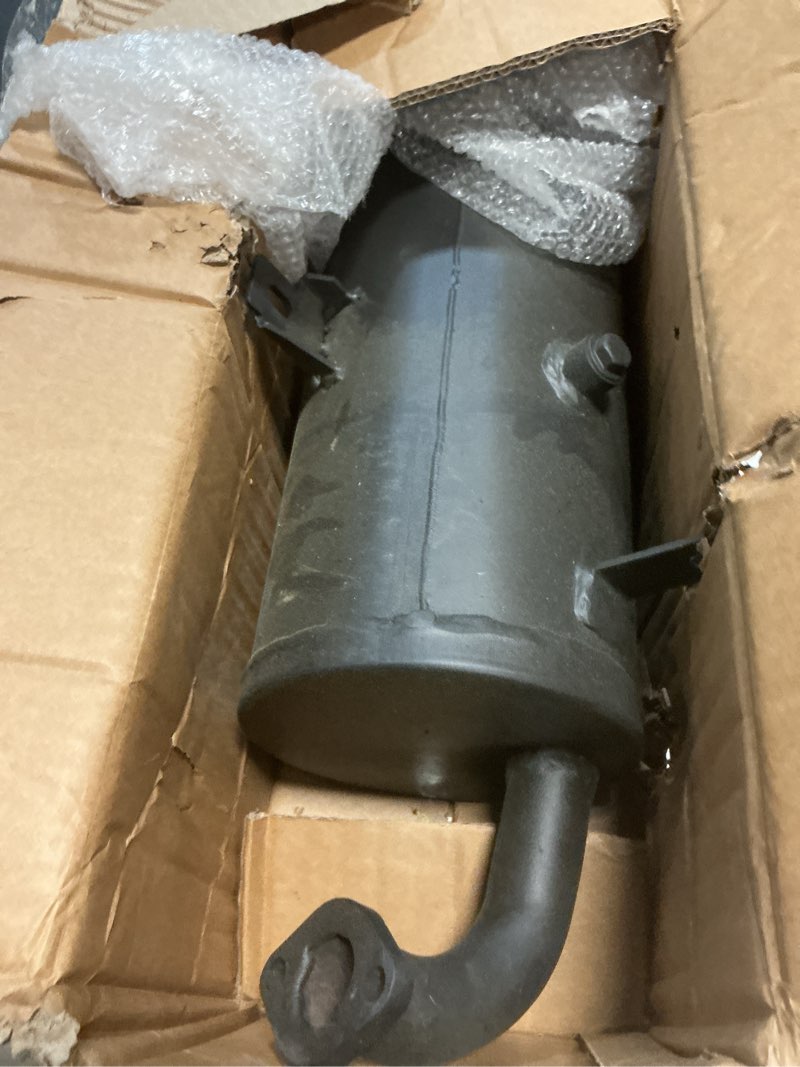 Condition photo showing New/Like New for chamixx exhaust assembly muffler 18091-0235 18091-0487 11061-0132 compatible with kawasaki mule 600 2x4 610 4x4 sx kaf400