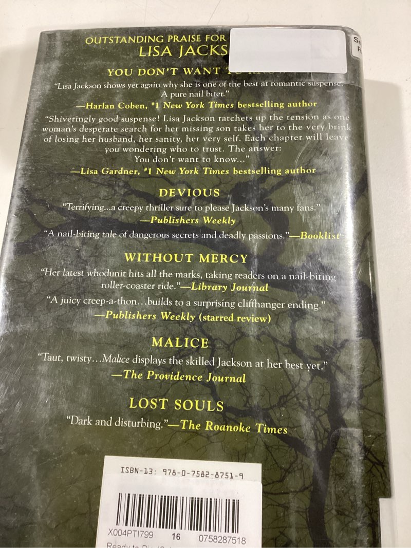 Condition photo showing As Is for Ready to Die (Selena Alvarez / Regan Pescoli)