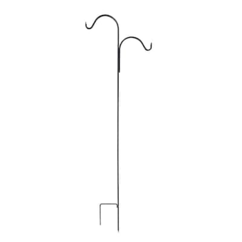  Style Selections 81210L Stake-Sheep-Hook - View #3 Style Selections 81210L Stake-Sheep-Hook - View #4  View All Images 500+ bought last week Style Selections 84-in Black powder coated Metal Double Shepherd's hook