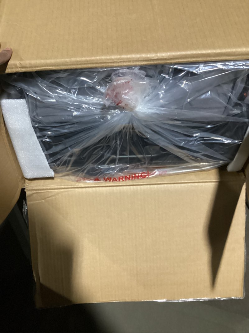 Condition photo showing As Is for Jeep Sport All-Terrain Stroller Wagon by Delta Children - Includes Canopy, Parent Organizer, Adjustable Handlebar, Snack Tray & Cup Holders, Grey/Bonfire