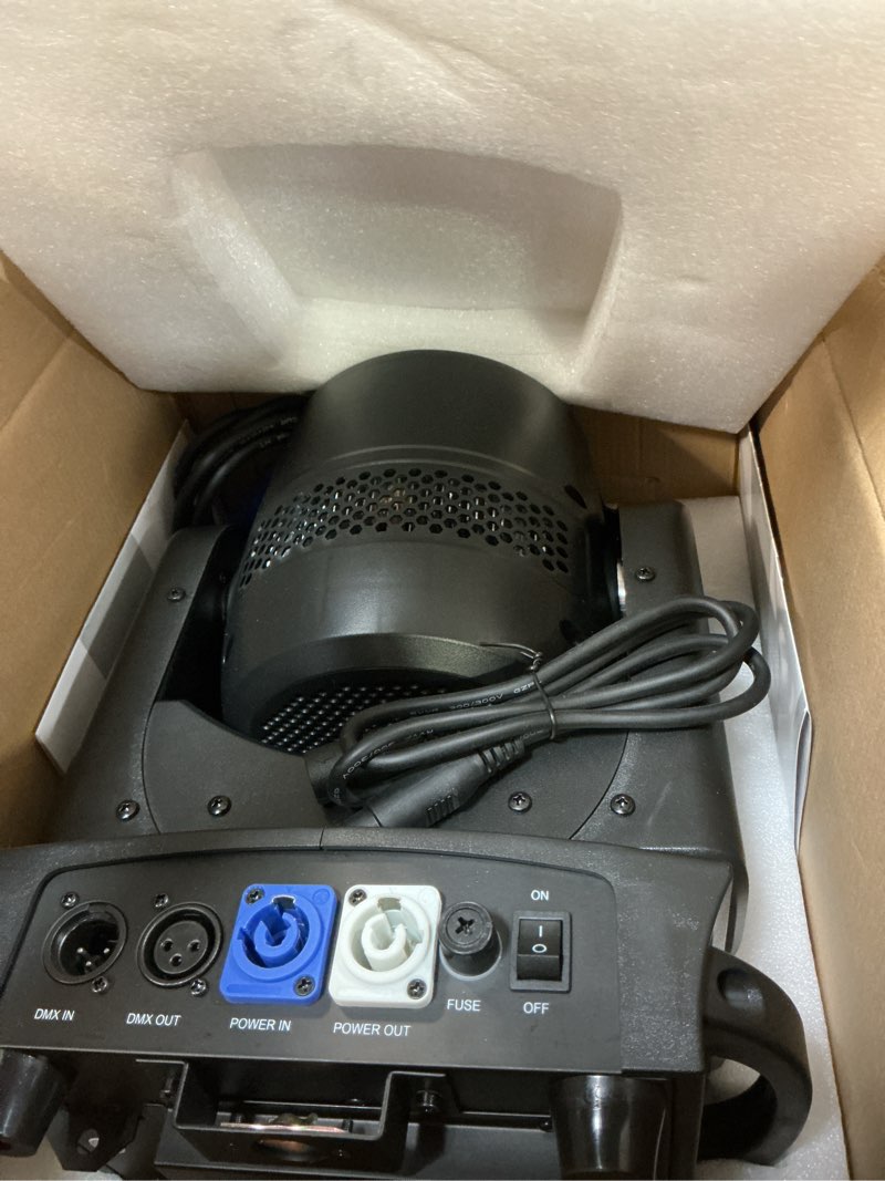 Condition photo showing Good Condition for BETOPPER Moving Head Light 7x40W RGBW Beam/Wash/Zoom/CTO Effect Bee Eye LED Stage Lighting Spot Lights with Sound Activated for DJs, Bars, Christmas, and Home Party Lighting,2 Packs
