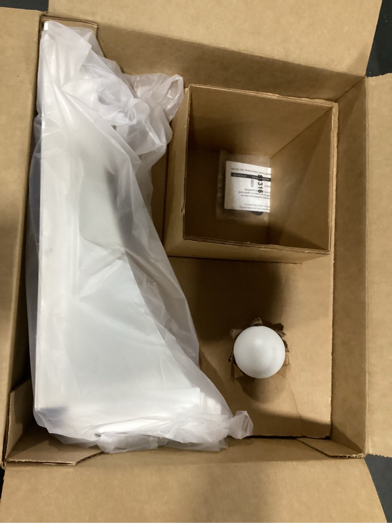 Condition photo showing Good Condition for incomplete whitehall products 16247 aluminum balmoral post plant hanger in white