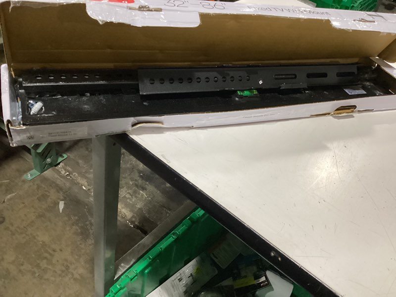 Condition photo showing New/Like New for onn. fixed tv wall mount for tvs 32" to 86", holds up to 120 lbs