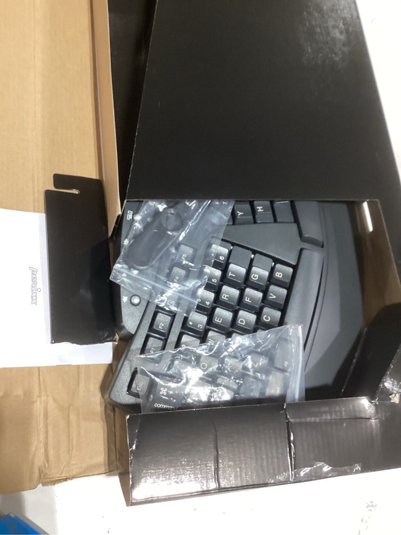 Condition photo showing Good Condition for Perixx Periboard-612B Wireless Ergonomic Split Keyboard with Dual Mode 2.4G and Bluetooth Feature, Compatible with Windows 10 and Mac OS X System, Black, US English Layout Black Wireless