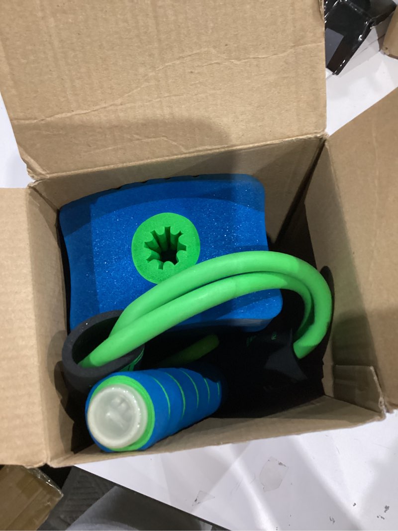 Condition photo showing As Is for flybar my first foam pogo jumper for kids fun and safe pogo stick for toddlers, durable foam and bungee jumper for ages 3 and up, supports up to 250lbs blue led