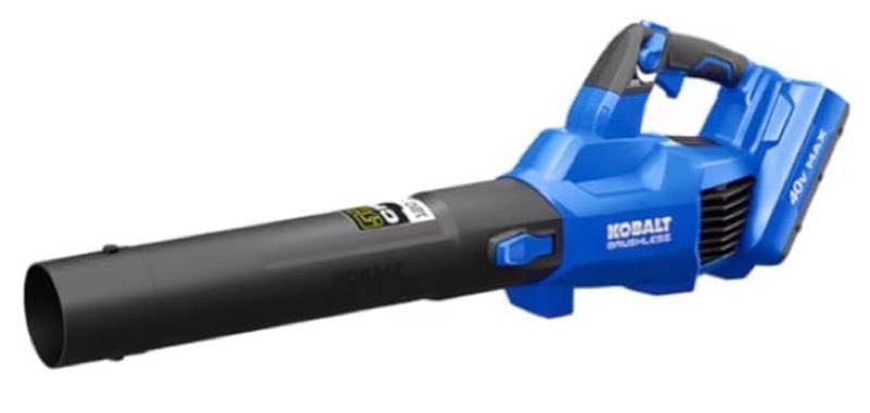 Kobalt Gen4 - Cordless Handheld Electric Leaf Blower, Brushless, 40 Volt, 520 CFM, 120 MPH (Tool Only)