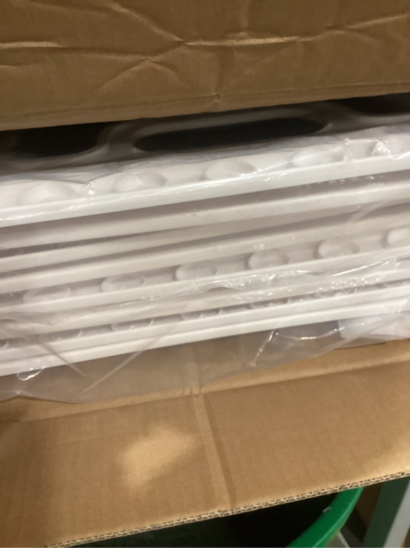 Condition photo showing Good Condition for acrylic portable dog playpen indoor, clear dog play pen indoors puppy playpen indoor easy assemble 24” octagon guinea pig rabbit bunny small animal pet playpen, puppy play pen for indoors white 8 panels 24 inch high