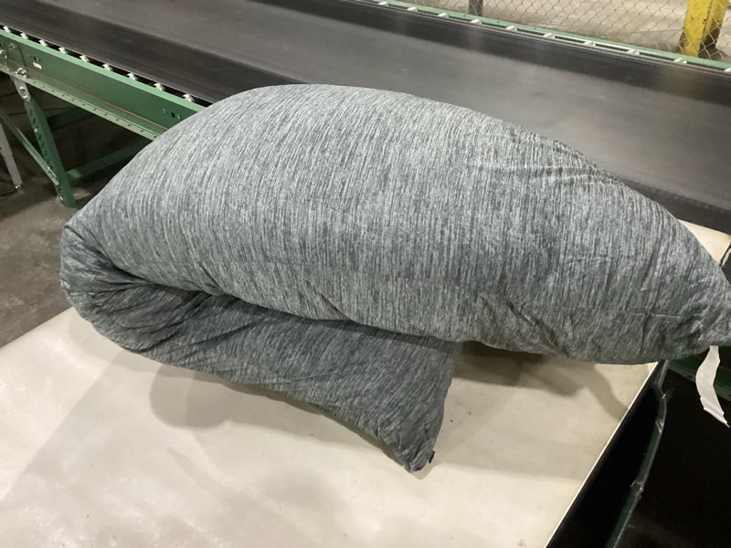 Condition photo showing Good Condition for MIULEE Memory Foam Body Pillow for Adults, Cooling Long Full Body Pillow for Side Sleeper,Bed,Sleeping,Back and Stomach - 20x54 Inch Grey 20x54 Inch (Pack of 1) Grey