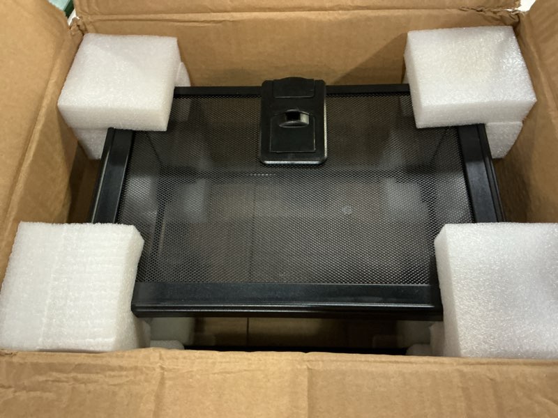 Condition photo showing New/Like New for Mini Reptile Glass Terrarium 12"x8"x6", Full View Rainforest Vivarium Tank, Stackable Amphibian Enclosure Cage for Turtles, Geckos, Frogs, Hermit Crabs, No Installation Needed