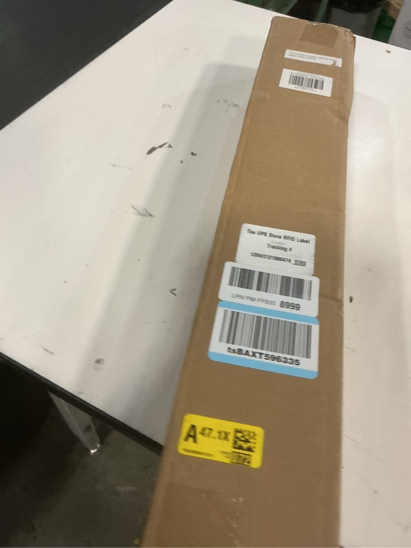 Condition photo showing New/Like New for LazBlinds No Tools No Drill Cordless Bamboo Roman Shades, Light Filtering Window Treatment, Roll Up Bamboo Blinds for Windows 27'' W x 48'' H, Brown Light Filtering-brown206 27" W x 48" H