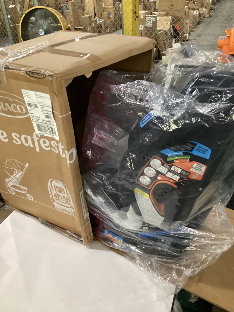 Condition photo showing Good Condition for graco turn2me 3-in-1 convertible car seat, rotating seat feature, with rear-facing, forward-facing and highback booster options in cambridge