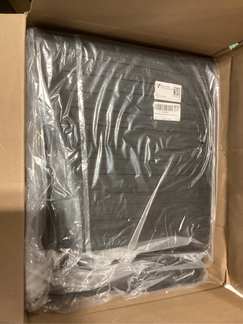 Condition photo showing As Is for AOSKonology Mustang Mach-E All Weather Trunk Mat, 3D Cargo Liner Rear Floor Mat (2021-2023, Foldable, Rubber, Custom Fit)