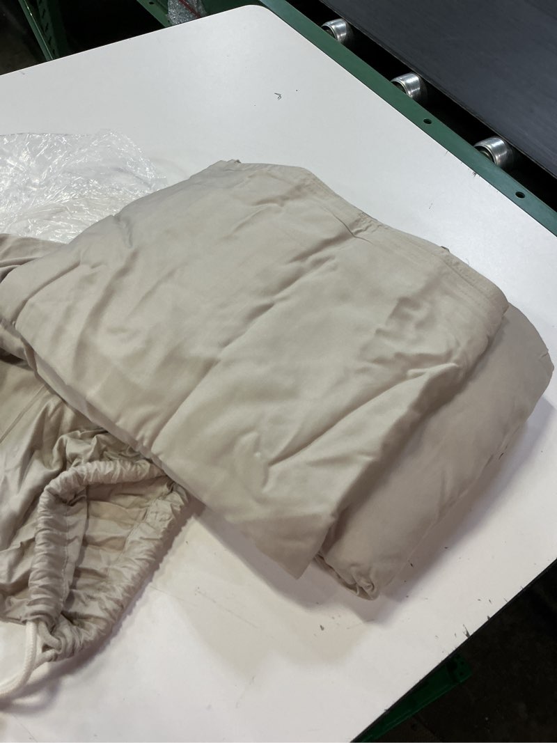 Condition photo showing Good Condition for bamboo duvet cover set color sand size king/cal king 