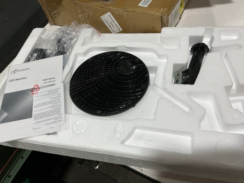 Condition photo showing New/Like New for working verified arcticpro 22 inch 144hz 100hz monitor, full hd (1920 x 1080p) computer monitor, 105% srgb, 3000:1 contrast, 3-sided frameless, ultra slim, vesa, lowblue mode, tilt adjust, hdmi *1, vga*1 22" fhd 144hz