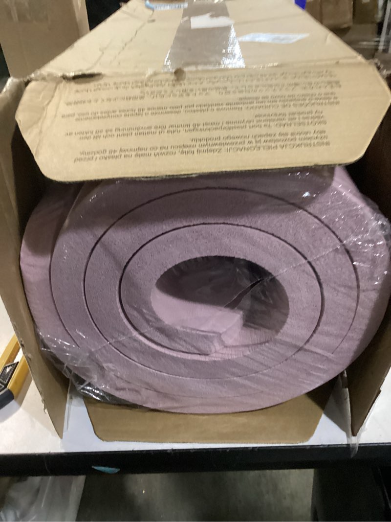 Condition photo showing New/Like New for Amazon Basics 1 Inch Extra Thick Workout Exercise Yoga Mat with Carrying Strap Rose