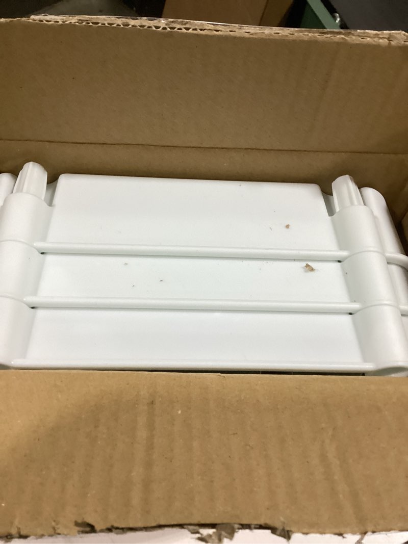 Condition photo showing Good Condition for Diaper Caddy Organizer, 3-Tier Movable Diaper Cart with Wheels, Newborn Essentials Must Haves, Diaper Caddy for Wipes & Diapers, Baby Registry Search - Plastic White