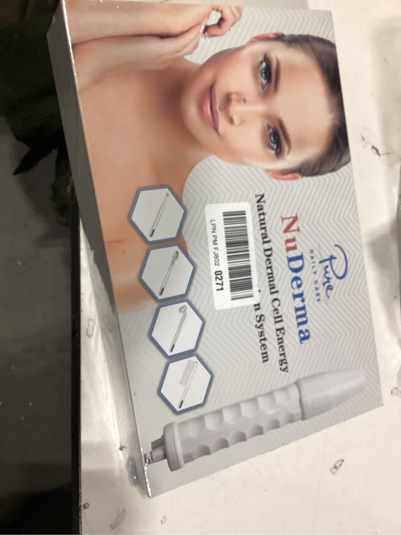 pure daily care nuderma handheld skin therapy wand machine w/neon – anti-aging - skin tightening - wrinkle reducing - dark circles – clarifying - hair & scalp stimulator 1 count (pack of 1)