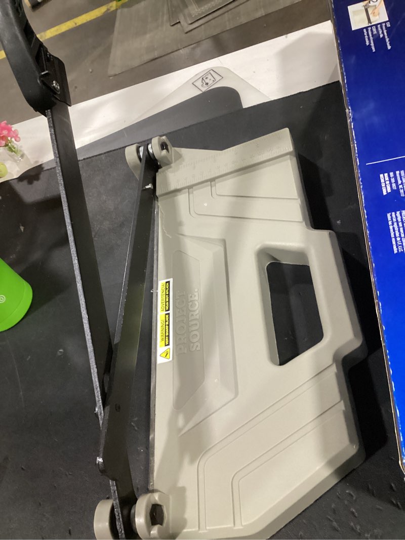 Condition photo showing As Is for project source 12-in floor vct floor cutter model #65347