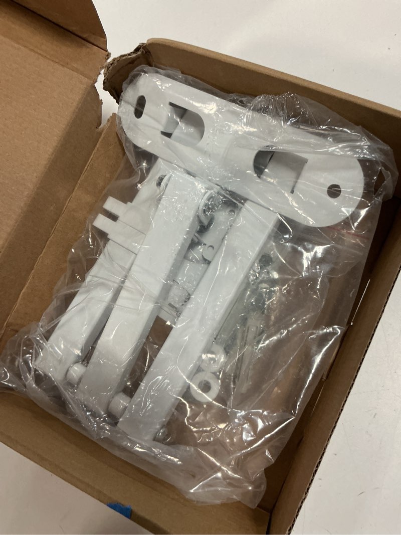 Condition photo showing Good Condition for wall mount for echo show 15 (1st, 2nd gen), and monitors 13"-27", with 15 inch extension arm, full motion adjustable - easy to rotate, swivel, tilt and fold, echo show 15 wall mounting bracket white