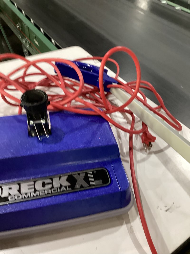Condition photo showing As Is for USED NOT TESTED Oreck Commercial XL Vacuum Cleaner, Bagged Upright Vac for Carpets and Hard Floor, Lightweight, Automatic Height Adjust, High-Speed Brush Roll, Powerful Vacuum Cleaners for Commercial Use