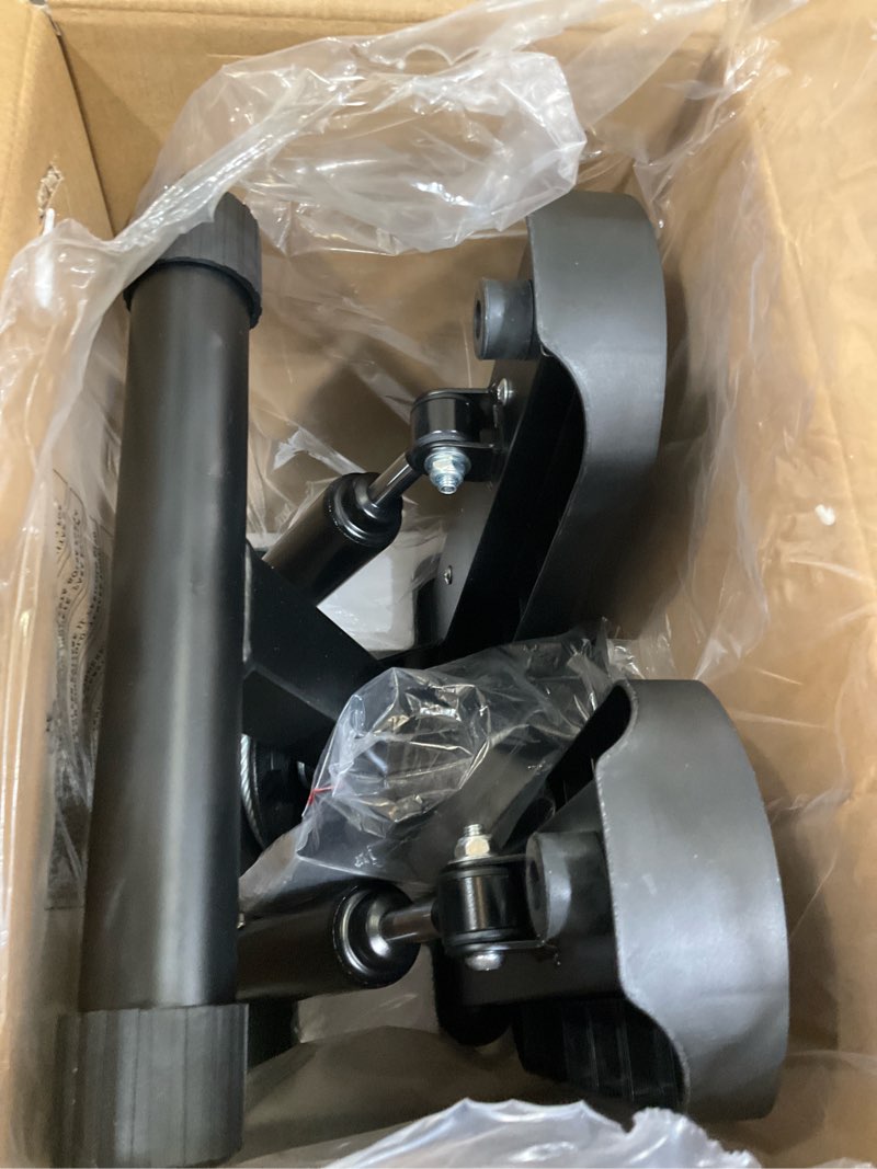 Condition photo showing As Is for OLIXIS Steppers for Exercise at Home Workout Equipment, Mini Stepper Exercise Machine for Senior Citizens, Twist Stepper with Resistance Bands, Cardio Weight Loss Equipment Home Fitness Black 300lbs