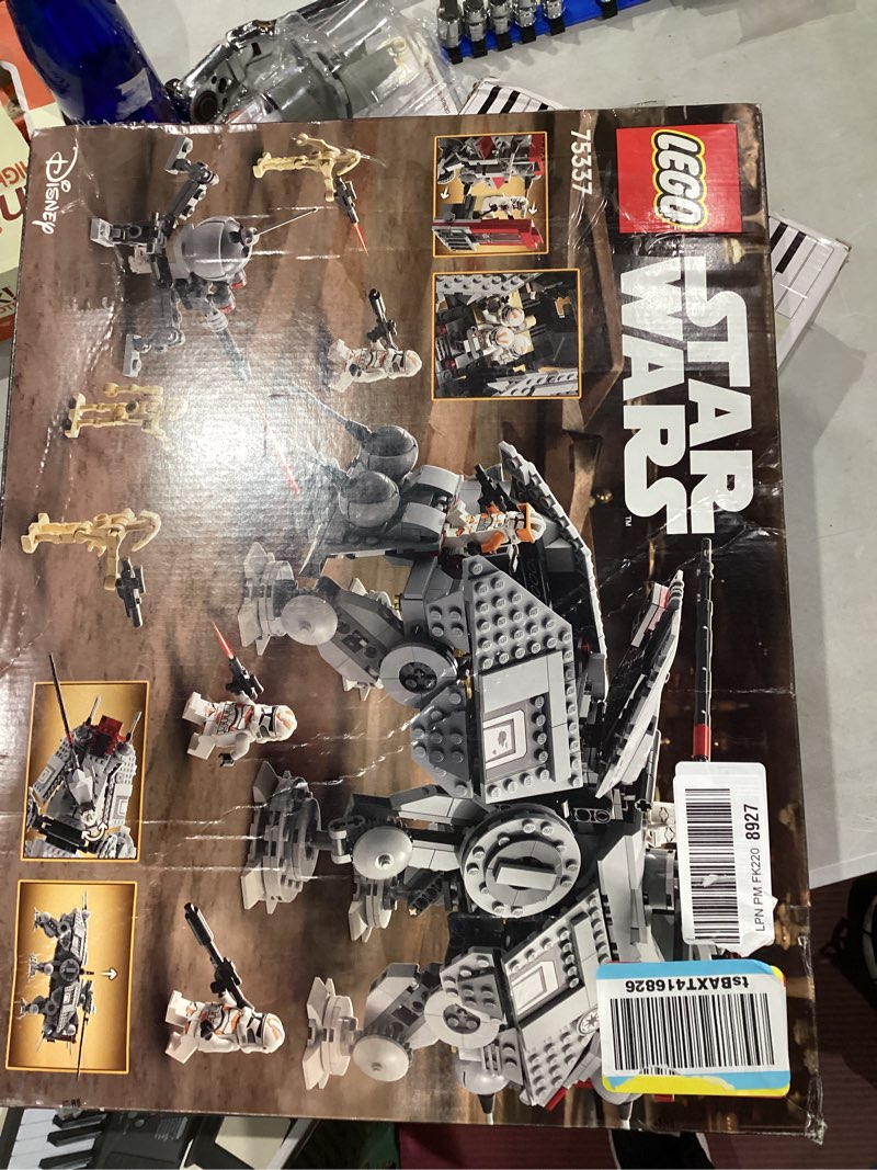 Condition photo showing item condition for LEGO Star Wars at-TE Walker 75337 Poseable Toy, Revenge of The Sith Set, Gift for Kids with 3 212th Clone Troopers, Dwarf Spider & Battle Droid Figures Standard Packaging