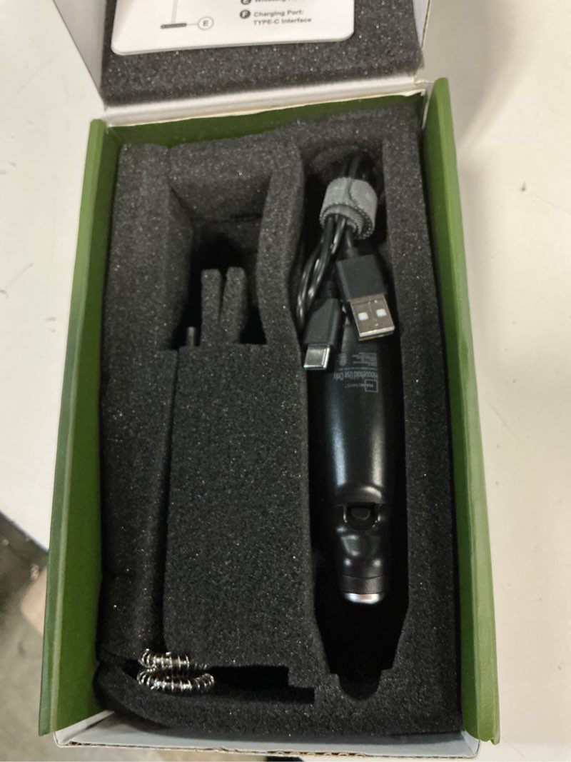 Condition photo showing Good Condition for Maestri House Rechargeable Milk Frother with Stepless Speed Control, LunaFro Max Handheld Electric Foam Maker Waterproof Drink Mixer Foamer with Stand & Detachable Whisks for Lattes, Cappuccino Black