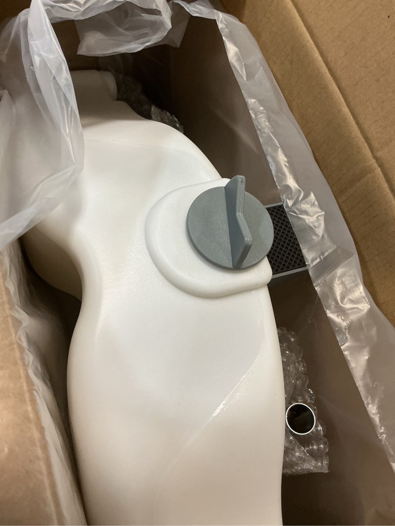 Condition photo showing Good Condition for 5" raised toilet seat with removable padded handles, toilet seat riser fit for seniors, elevated toilet seat & durable construction & secure locking
